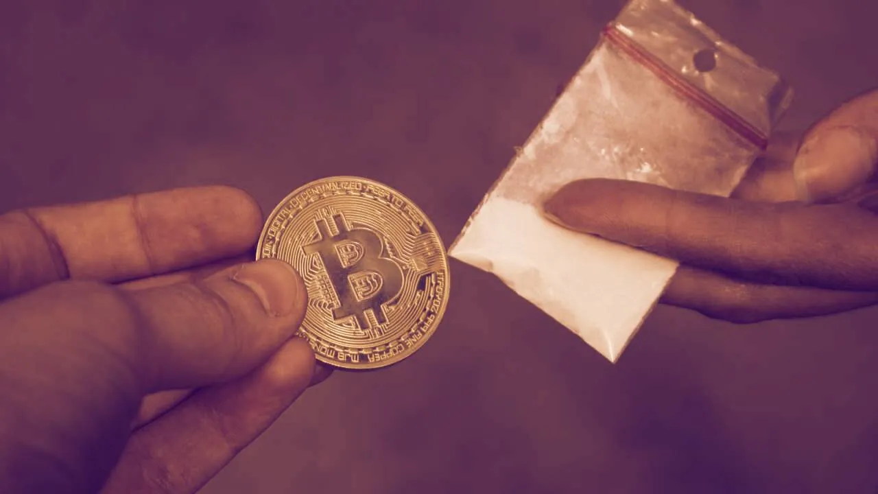 Bitcoin and other cryptocurrencies are used to purchase drugs on dark web markets (Image: Shutterstock)