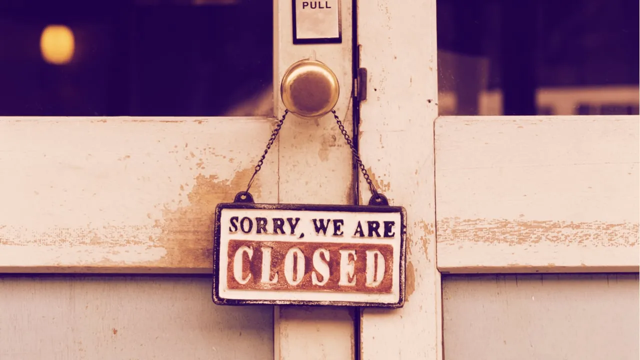 Closed for now. Image: Shutterstock