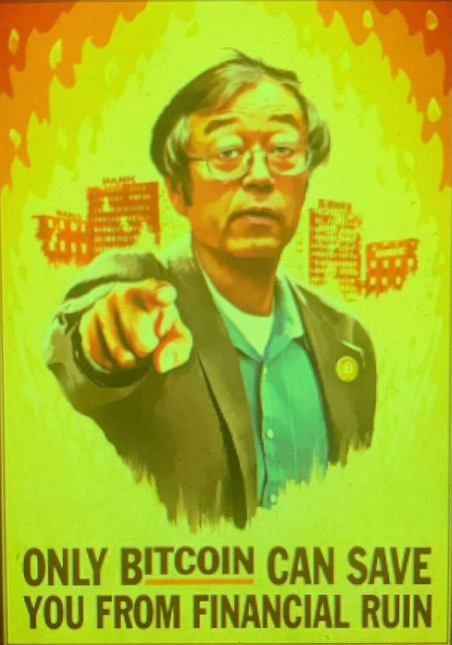 A Satoshi poster