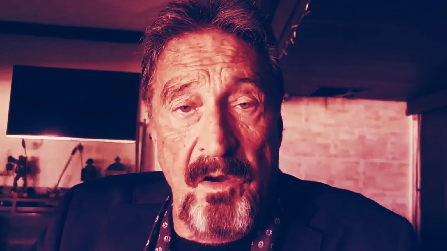 John McAfee was a tech millionaire turned crypto investor. Image: Shutterstock.