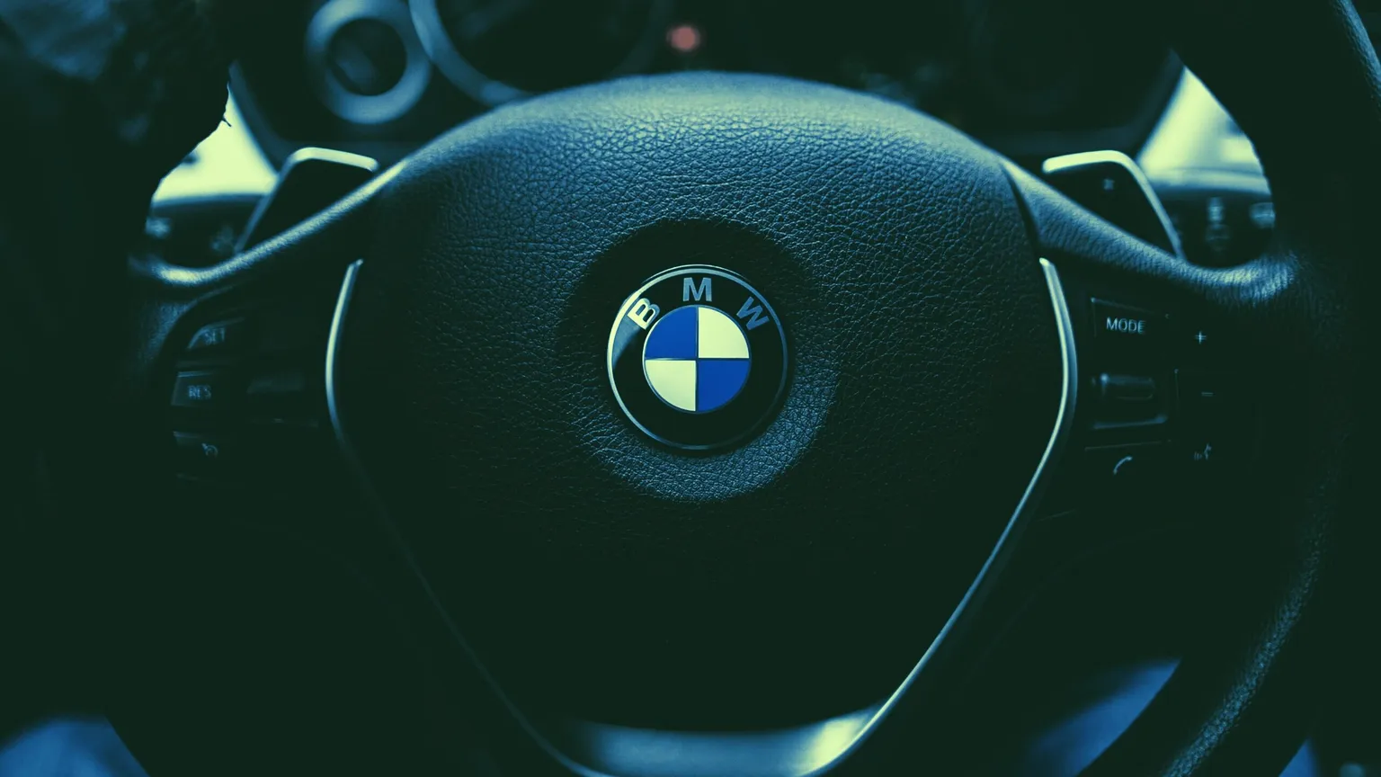 Steering wheel of a BMW car. Image: Unsplash