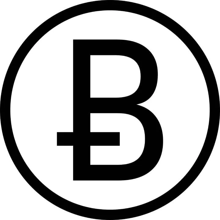 The Bitcoin symbol
