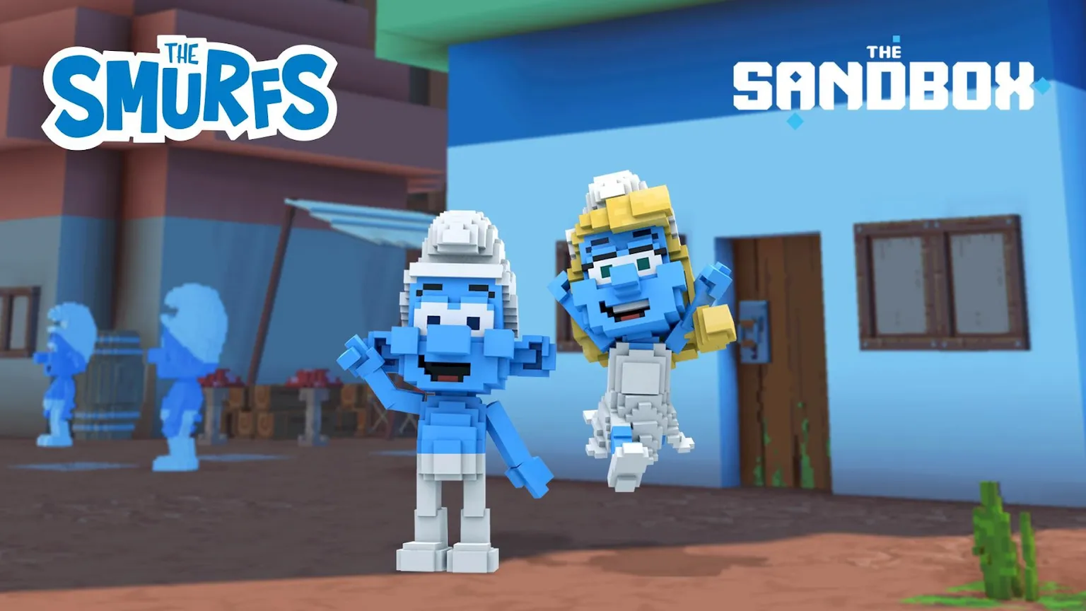 The Smurfs in The Sandbox. Image: The Sandbox