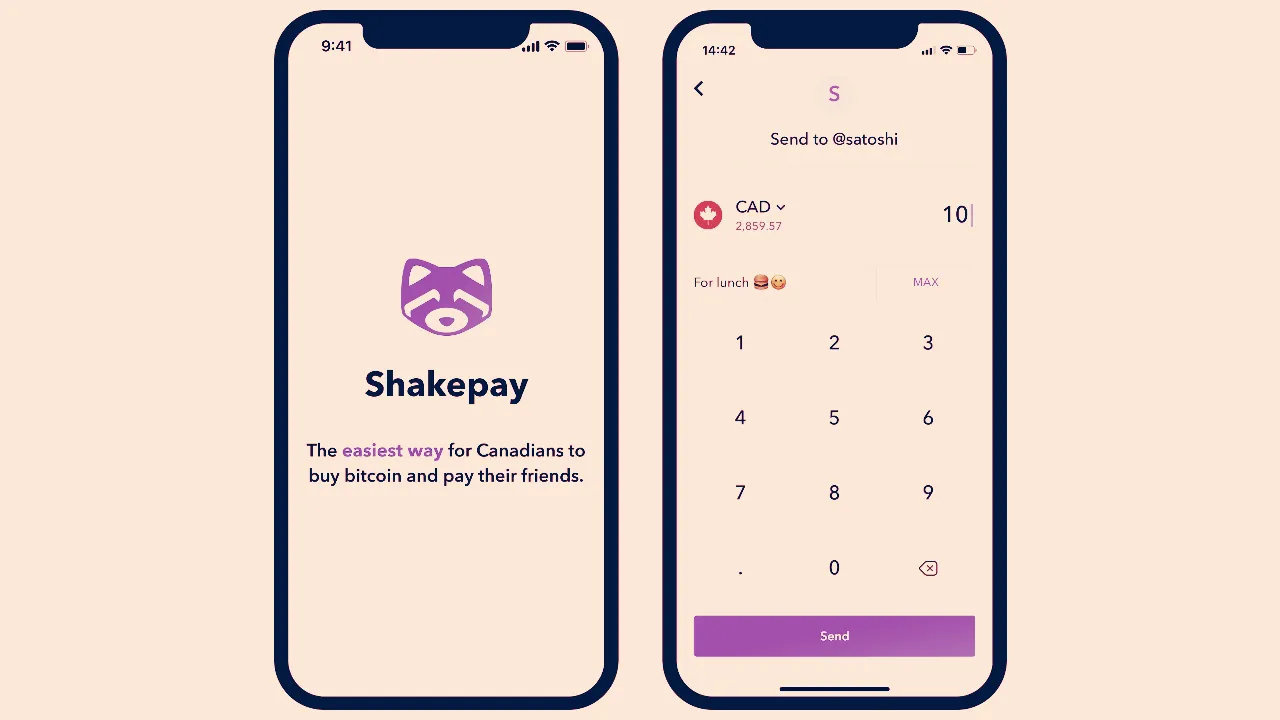 Canada's ShakePay is adding new features. Image: ShakePay