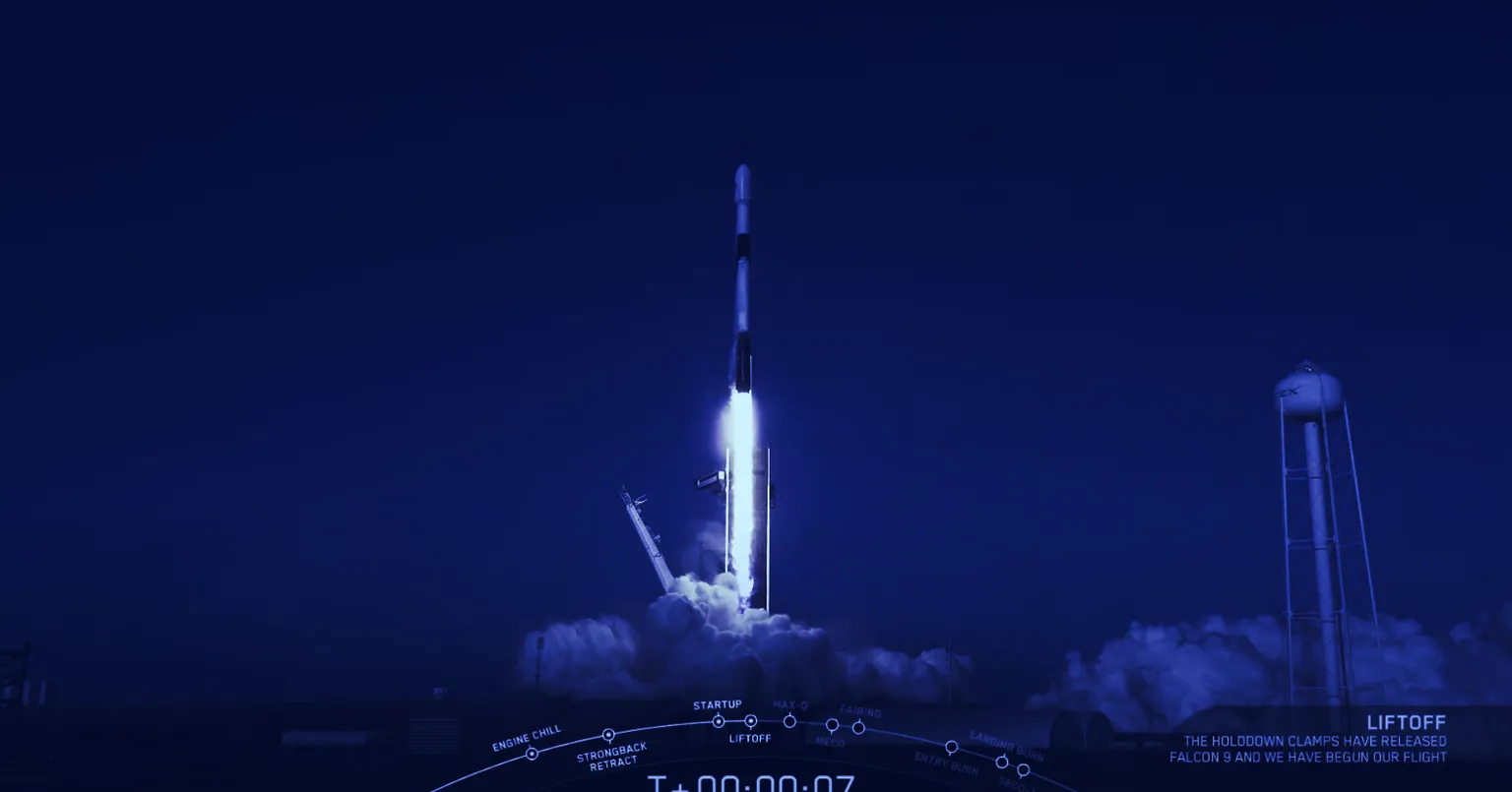 SpaceX rocket launches. Image: SpaceX