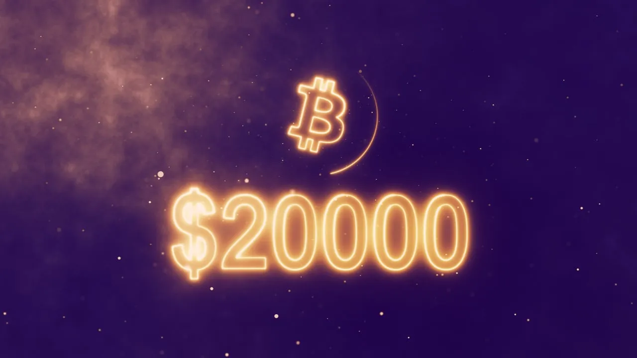 El precio de Bitcoin alcanza los 20.000 dólares. Imagen: Shutterstock