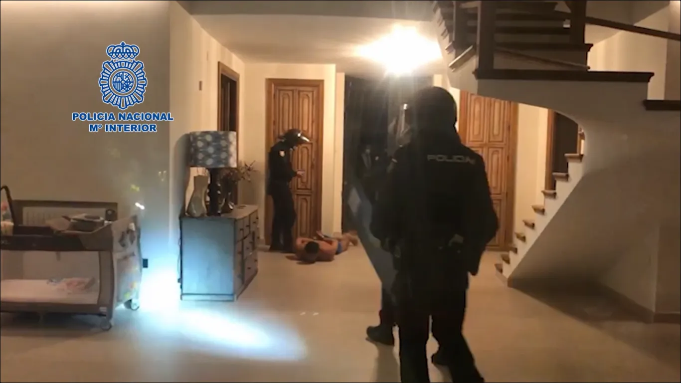 Capture of a colombian drug lord. Image: Policia de España