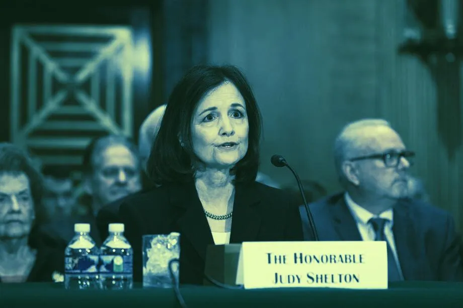 Judy Shelton. Image: US Senate Committee on Banking