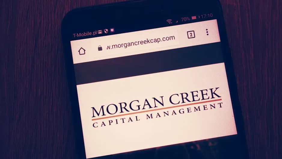 Morgan Creek Bitcoin fund registers with the SEC. Image: Shutterstock