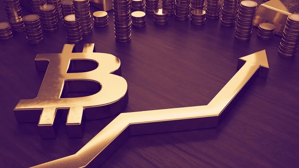 Bitcoin's price rises. Image: Shutterstock.