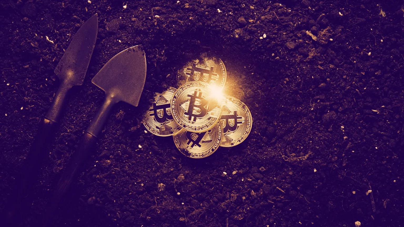 Finding Bitcoin in the ground. Image: Shutterstock