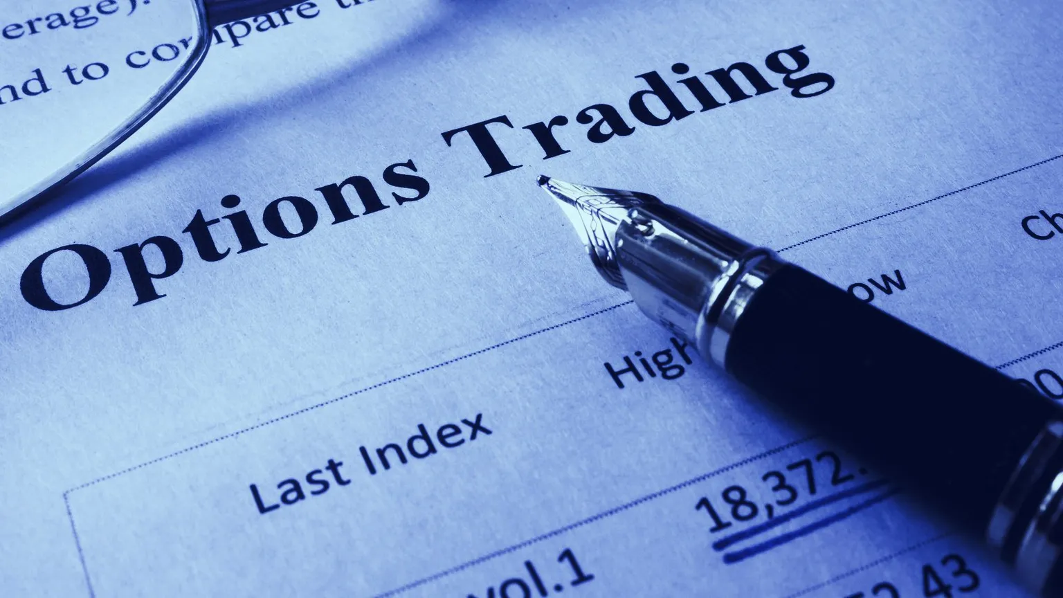 Options trading. Image: Shutterstock
