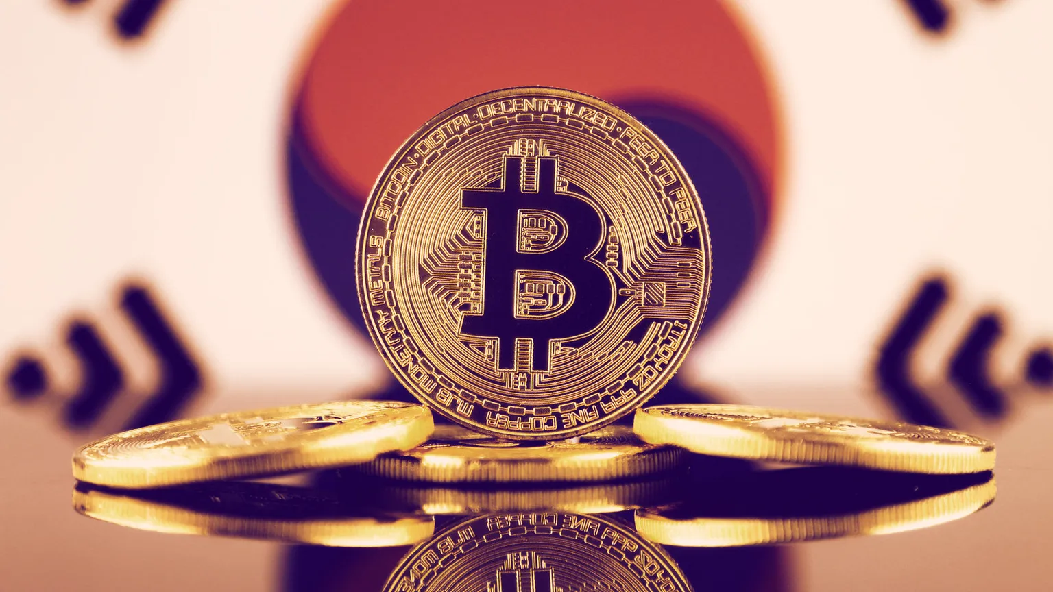 South Korea and Bitcoin. Image: Shutterstock