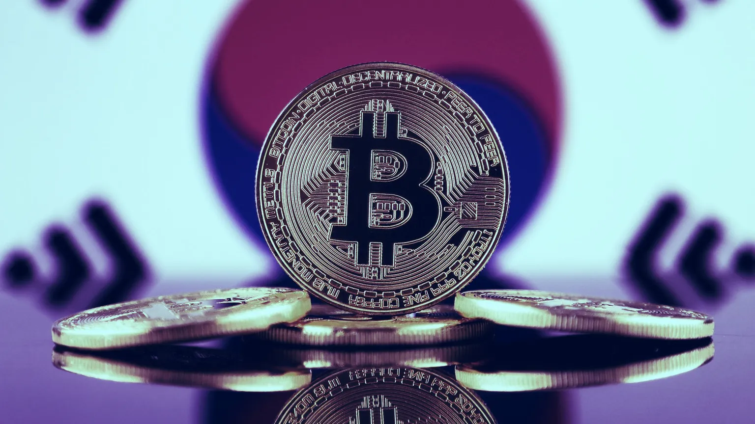 Corea del sur y Bitcoin. Imagen: Shutterstock