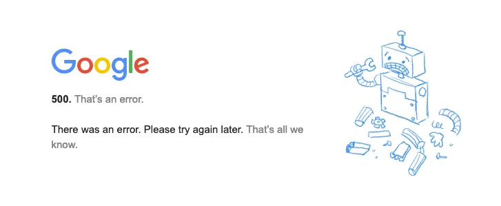 Google suffers outage