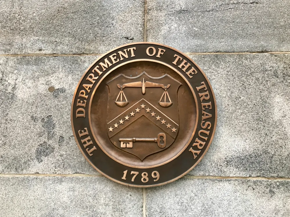 US Dept of Treasury logo