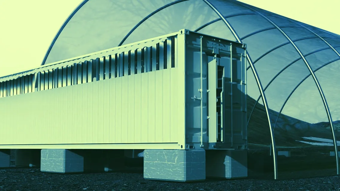A concept art of the Bitcoin-powered greenhouse. Image: Genesis Mining