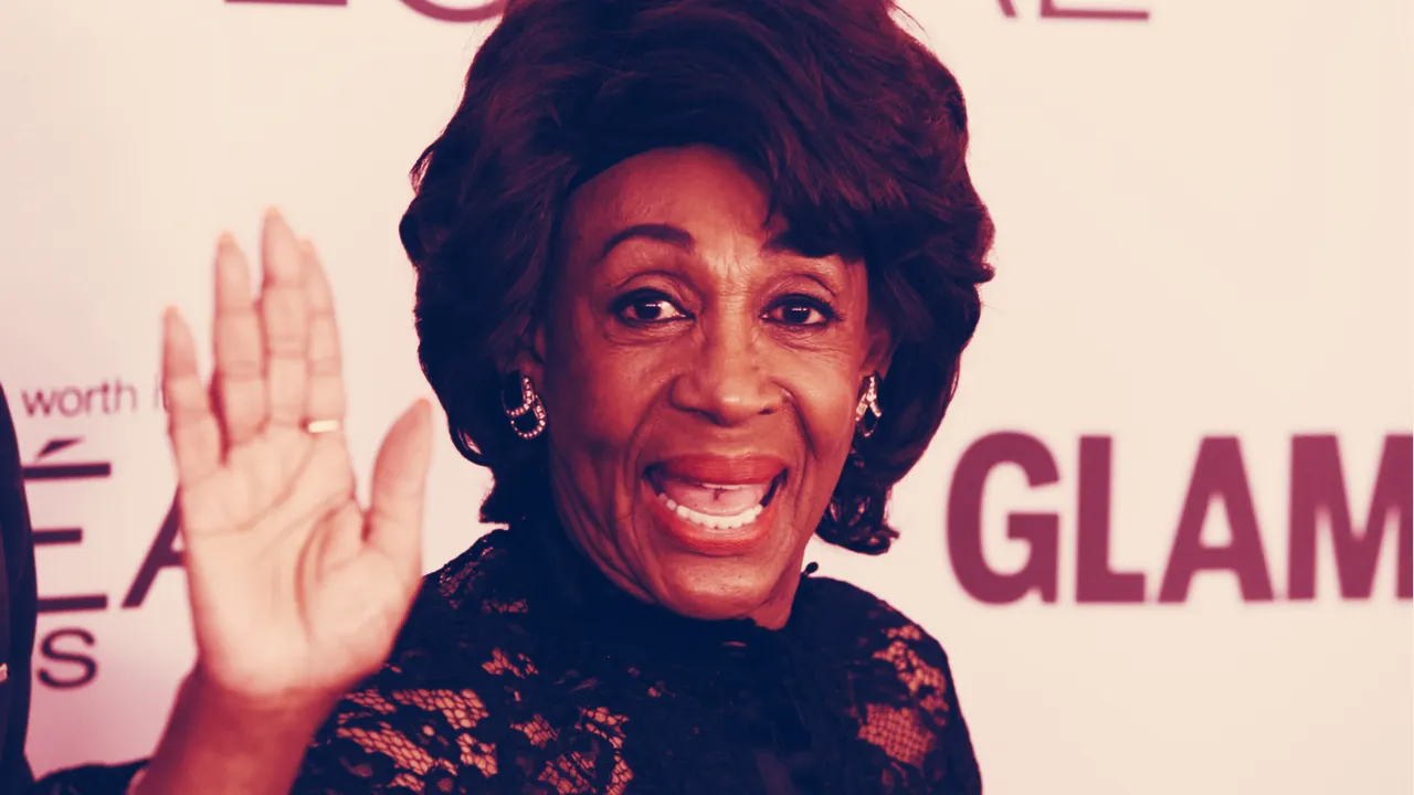 Maxine Waters is the Chairwoman of the House Financial Services Committee. Image: Shutterstock