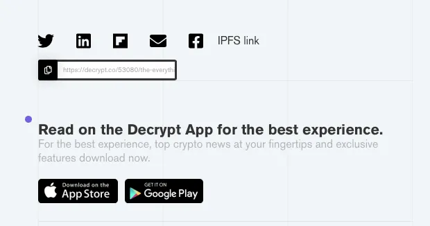 Cómo leer a Decrypt en IPFS. 