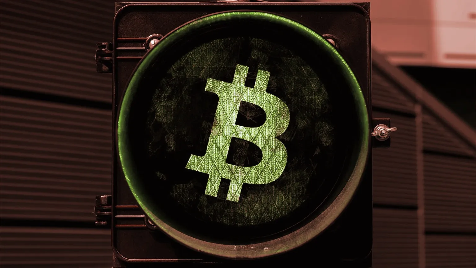 A green light for Bitcoin. IMAGE: Shutterstock
