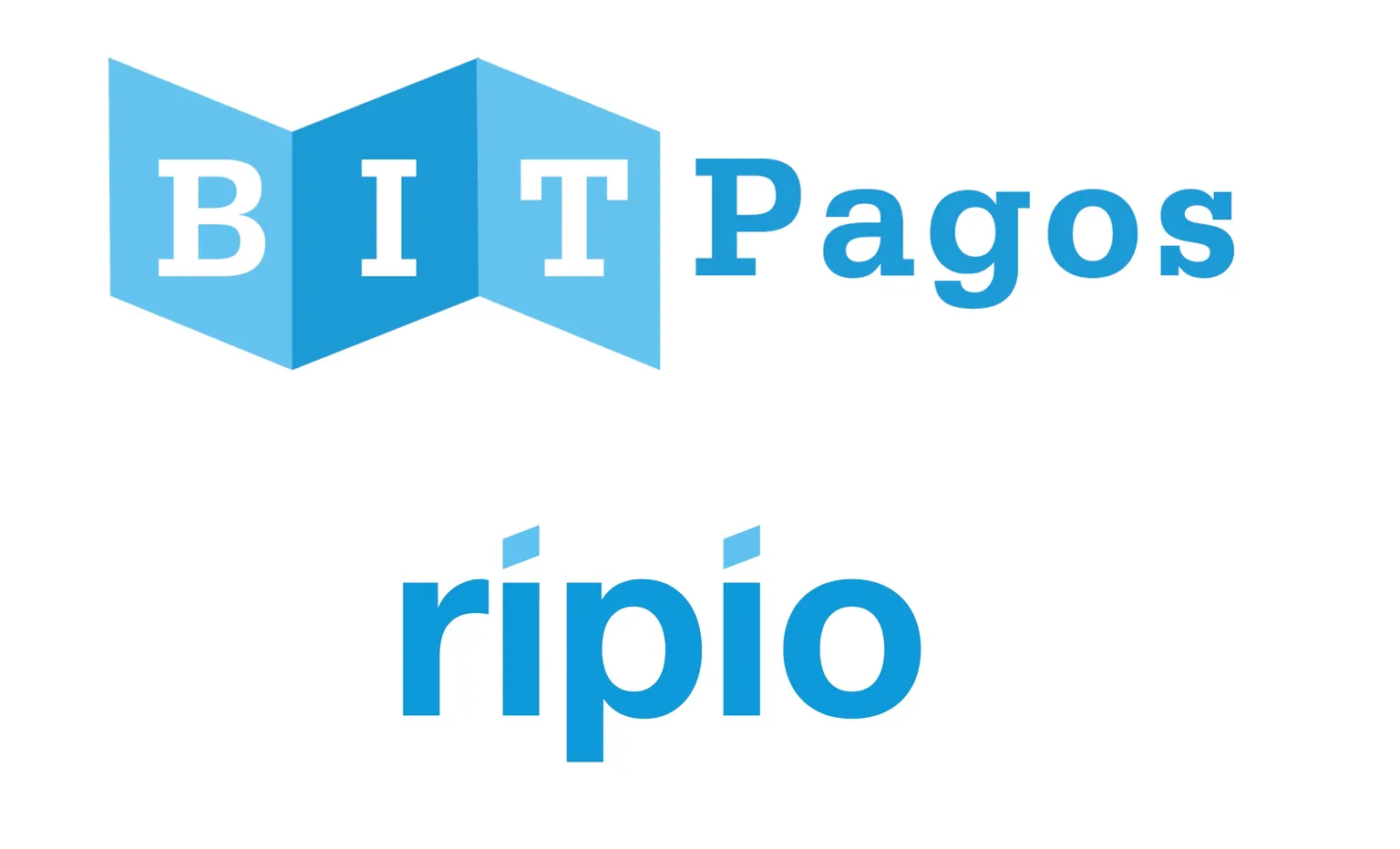Logos de BITPagos y Ripio
