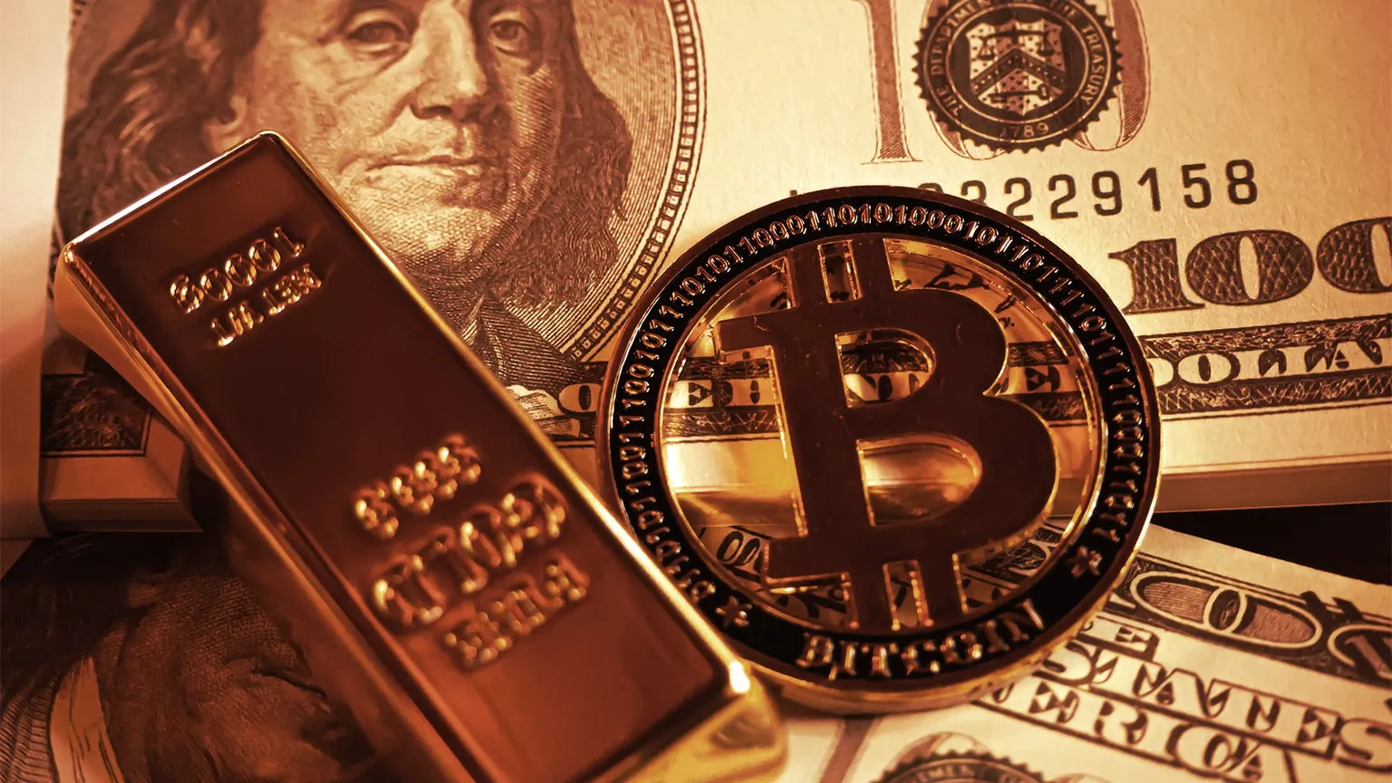 Bitcoin and gold, once bedfellows, now adversaries? IMAGE: Shutterstock