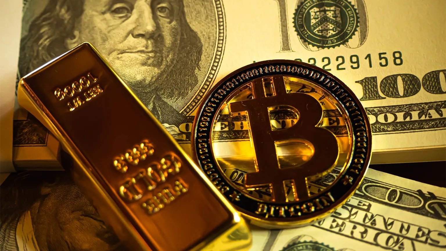 Bitcoin and gold, once bedfellows, now adversaries? IMAGE: Shutterstock