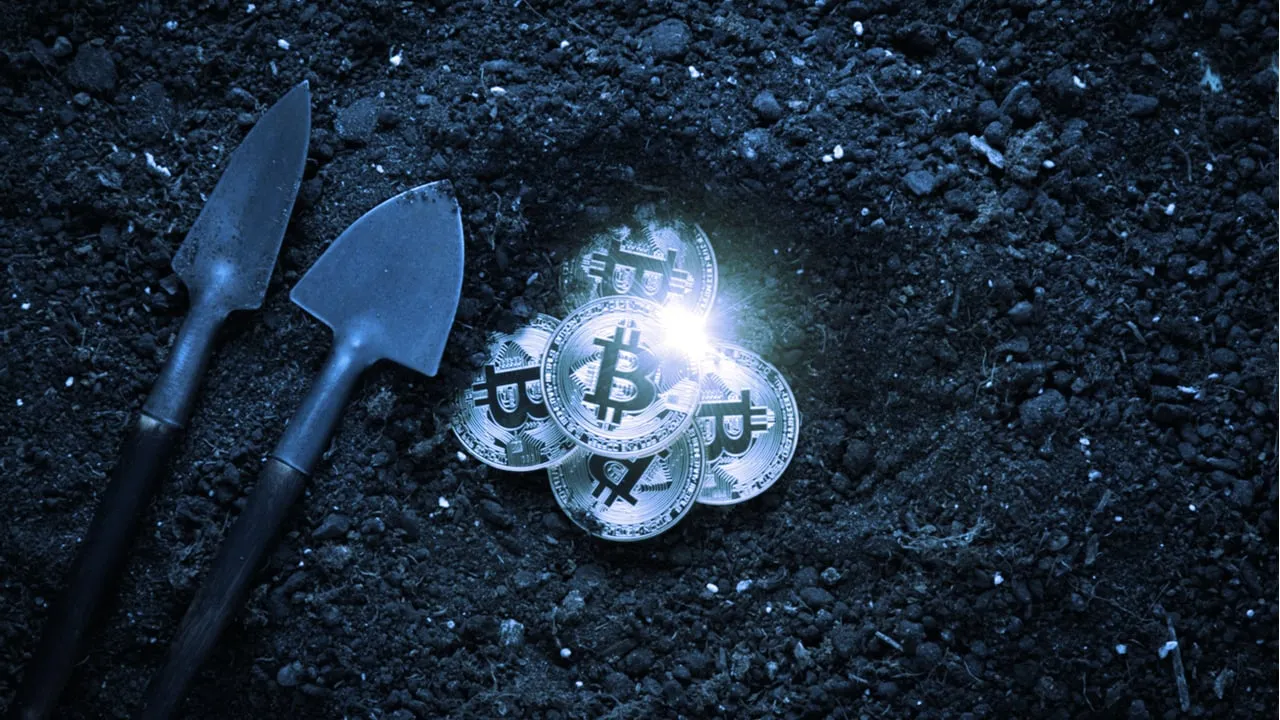 Los mineros de Bitcoin están escarbando el alto precio y las tasas. Imagen: Shutterstock