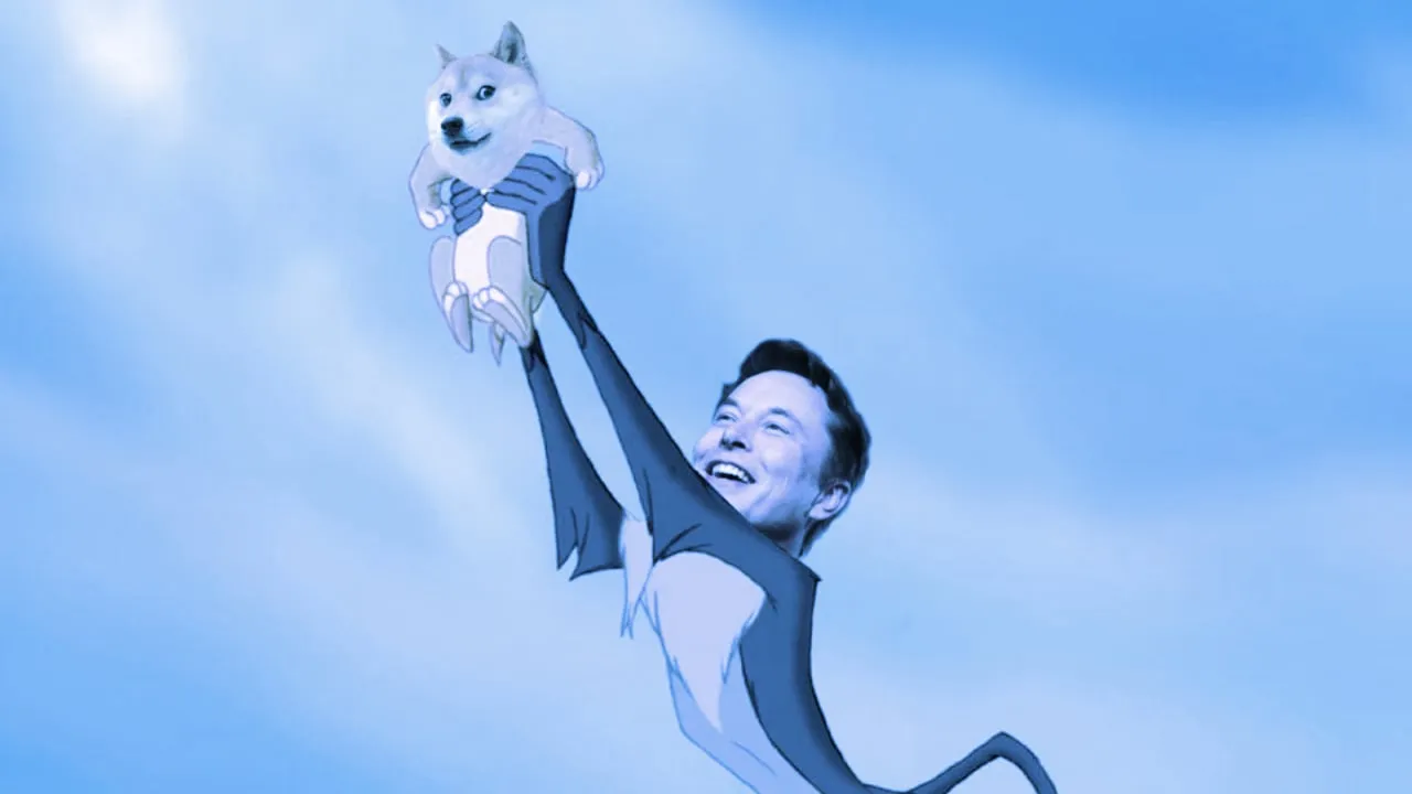 Elon Musk y Dogecoin. El círculo de la vida. Imagen: Twitter