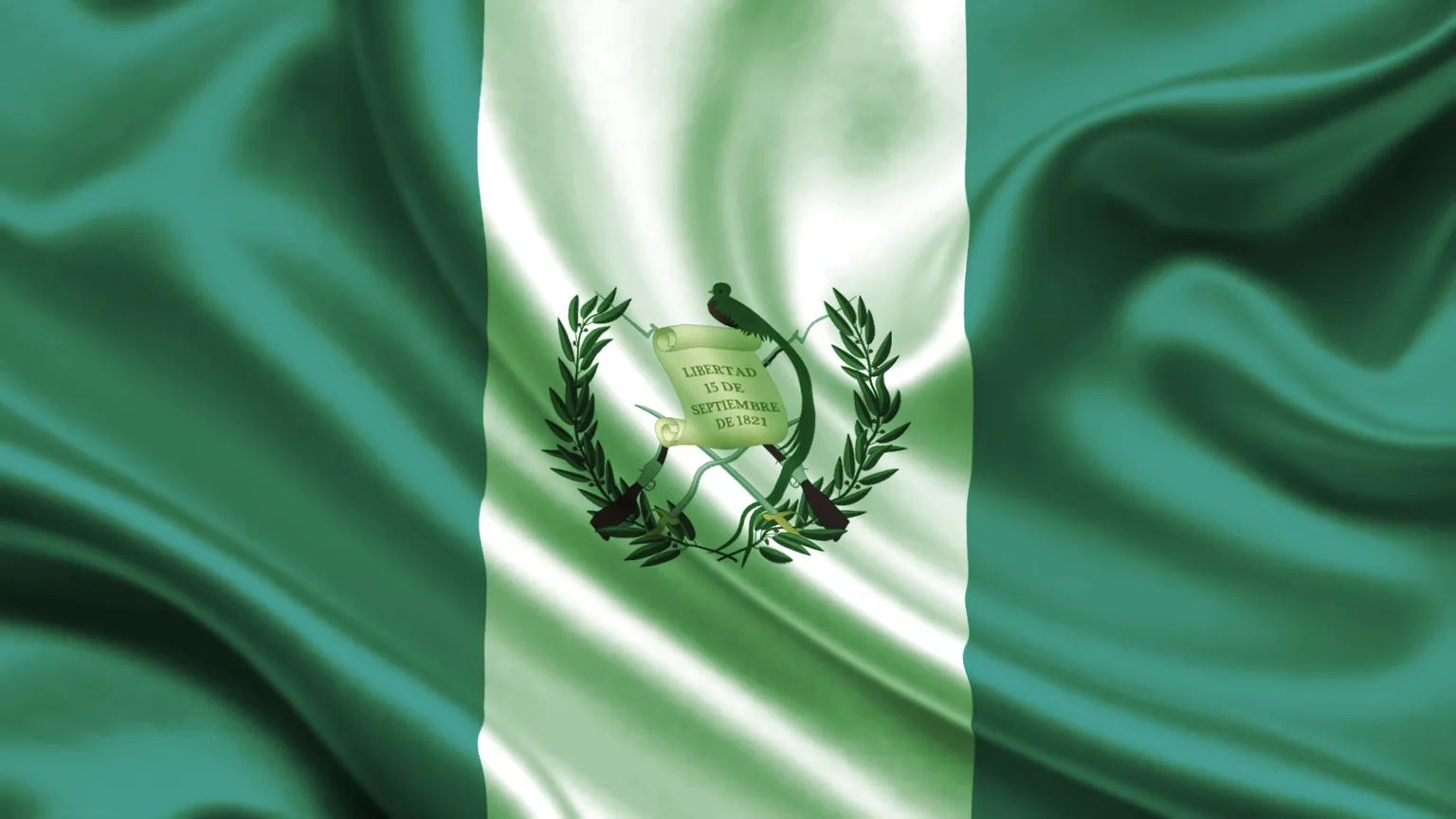 Bandera de Guatemala. Imagen: Free Large Images
