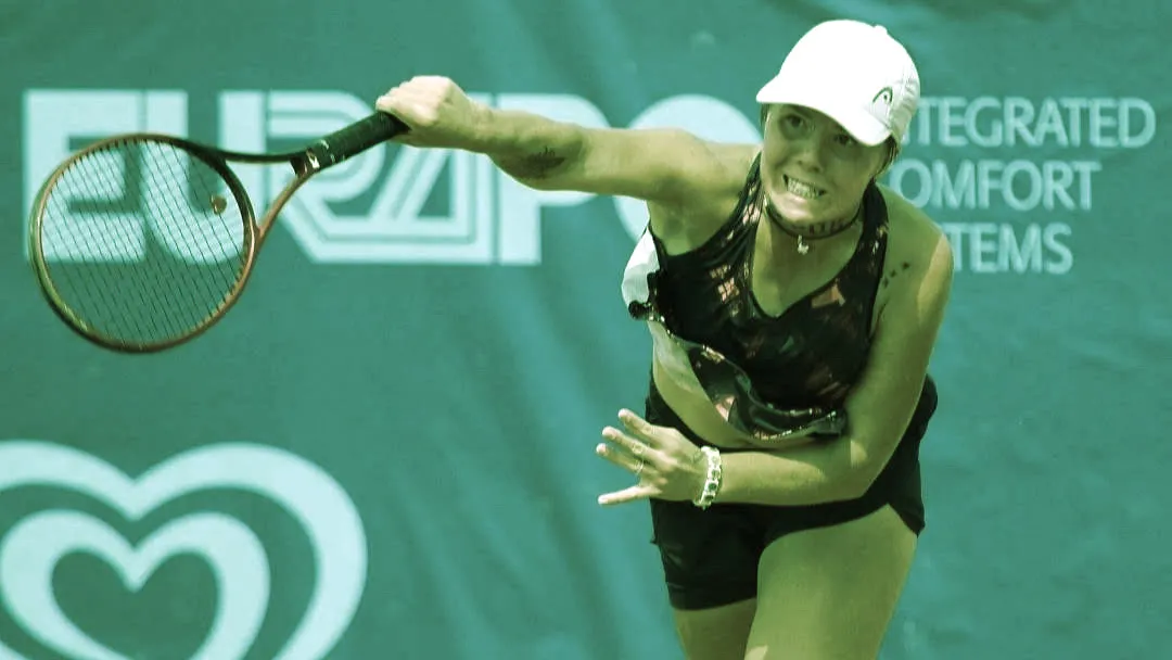 Oleksandra Oliynykova has an ITF World Tour Rank of 30, and is ranked 649 by the WTA. Image: Oleksandra Oliynykova