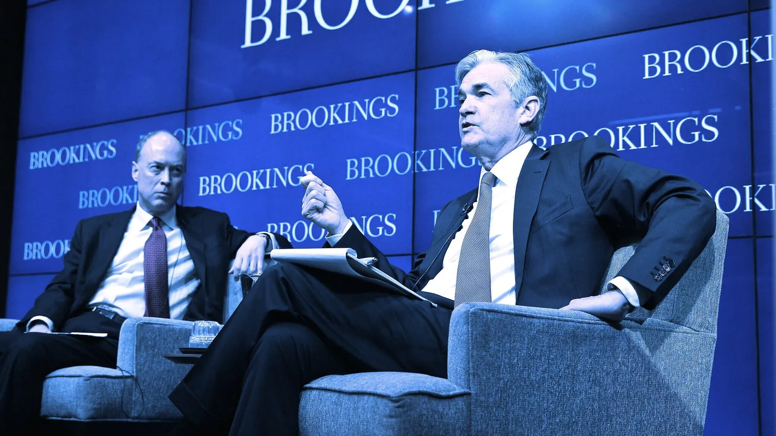 Jerome Powell in 2015. Image: Flickr, Brookings Institution (CC BY-NC-ND 2.0)