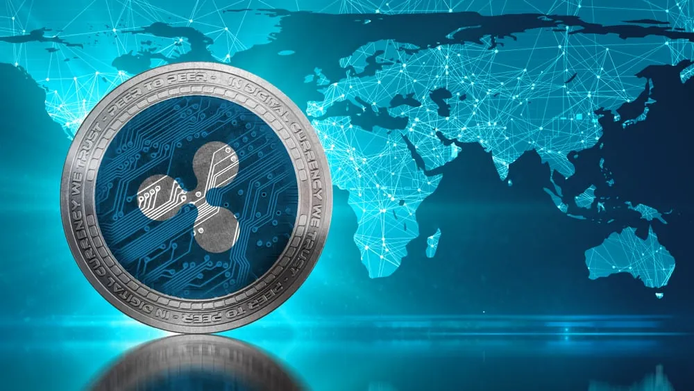 XRP coin. Image: Shutterstock
