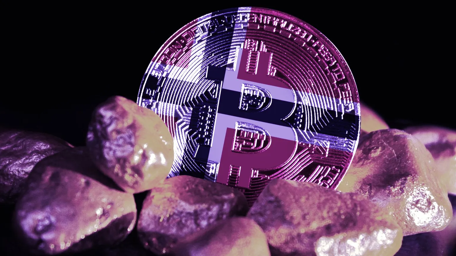 Bitcoin en Noruega. Imagen: Shutterstock