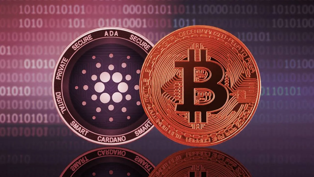 Cardano y Bitcoin son dos criptomonedas líderes. Imagen: Shutterstock