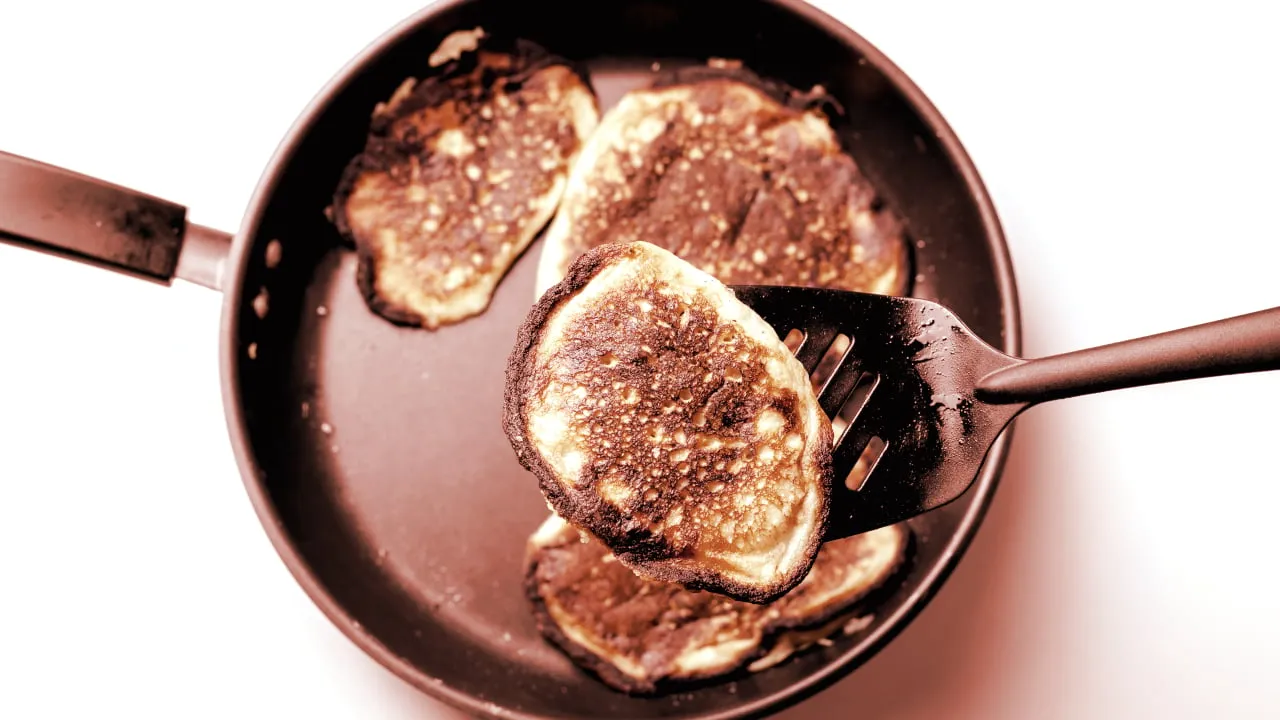 Burned pancakes. Image: Shutterstock