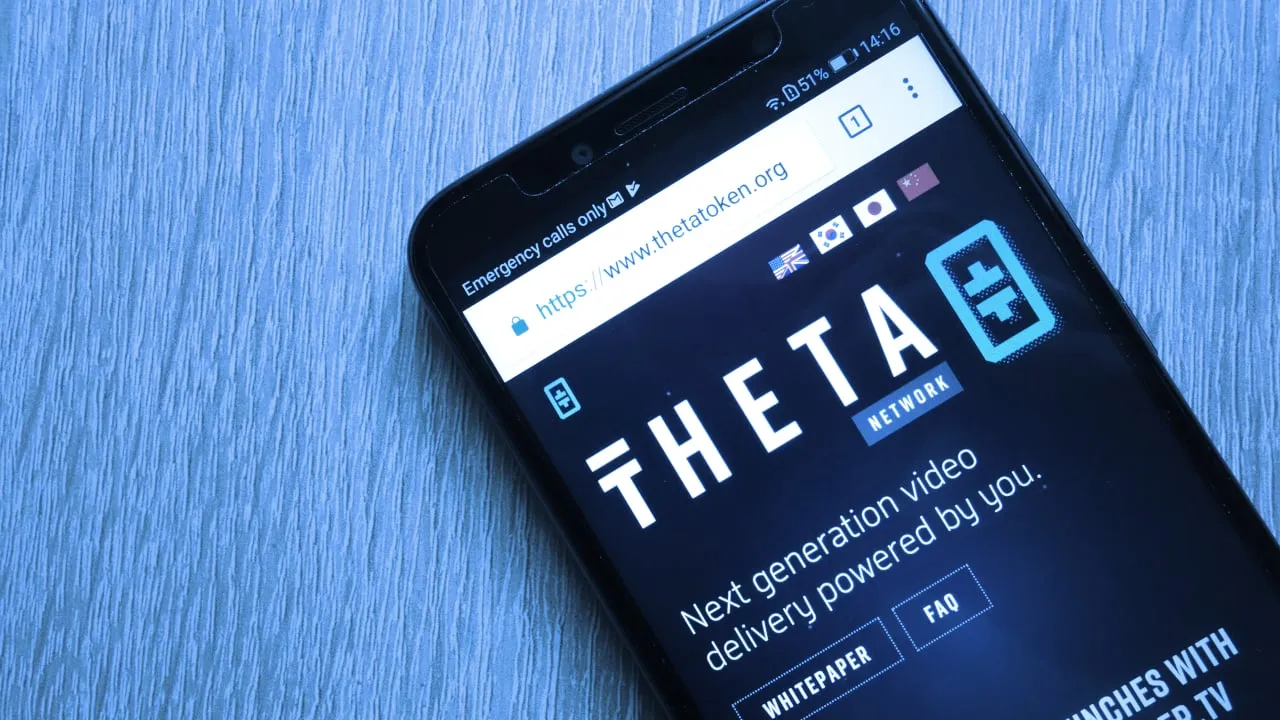 El token Theta impulsa la red de streaming de vídeo del mismo nombre. Imagen: Shutterstock