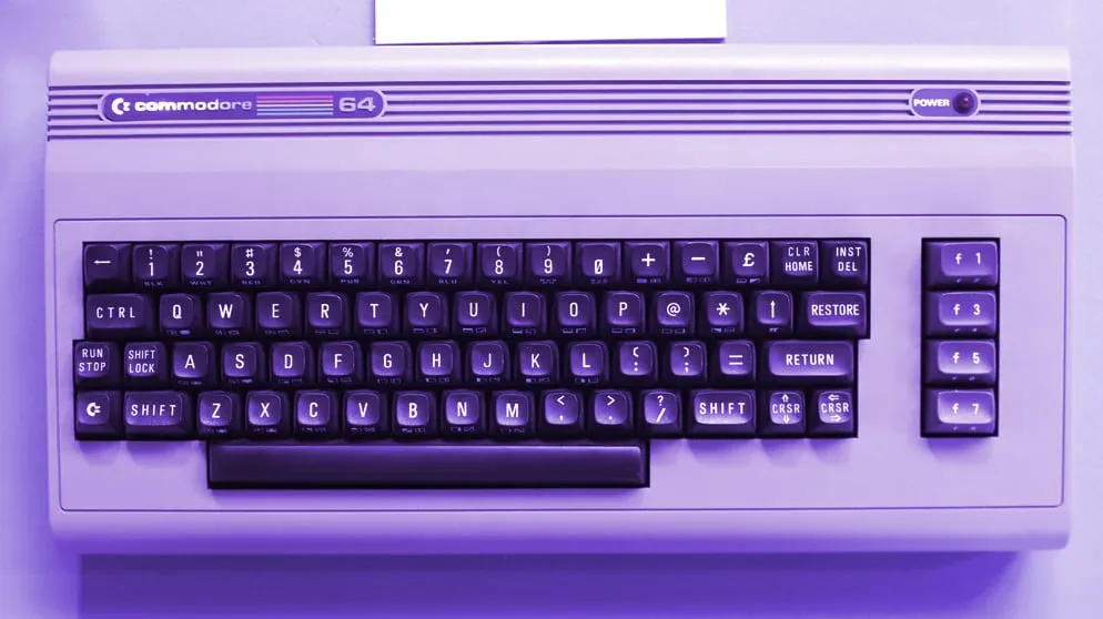 The Commodore 64 is an early personal computer. Image: Shutterstock.