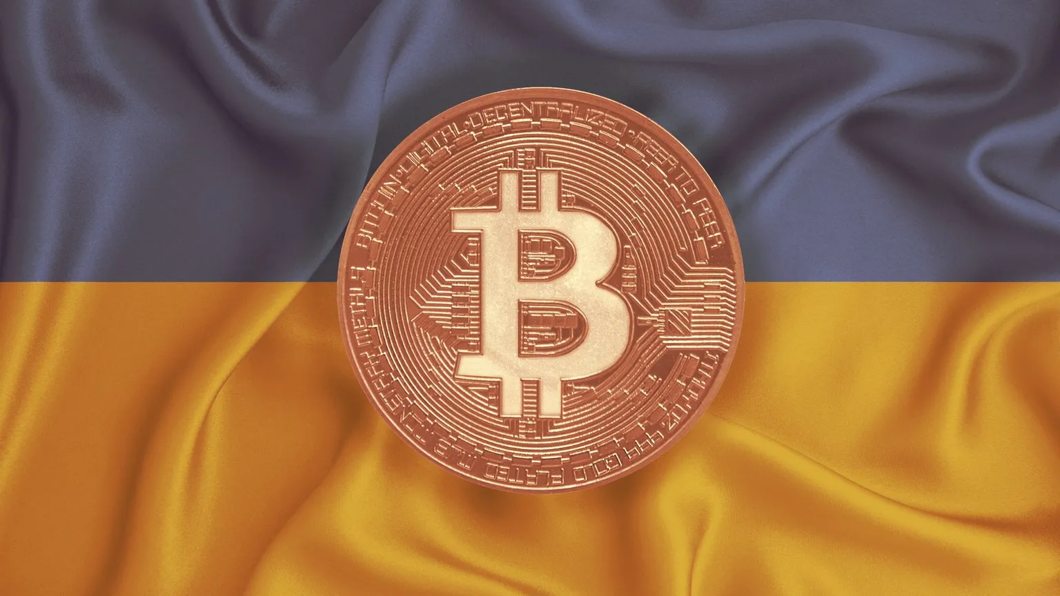 Bitcoin en Ucrania. Imagen: Shutterstock