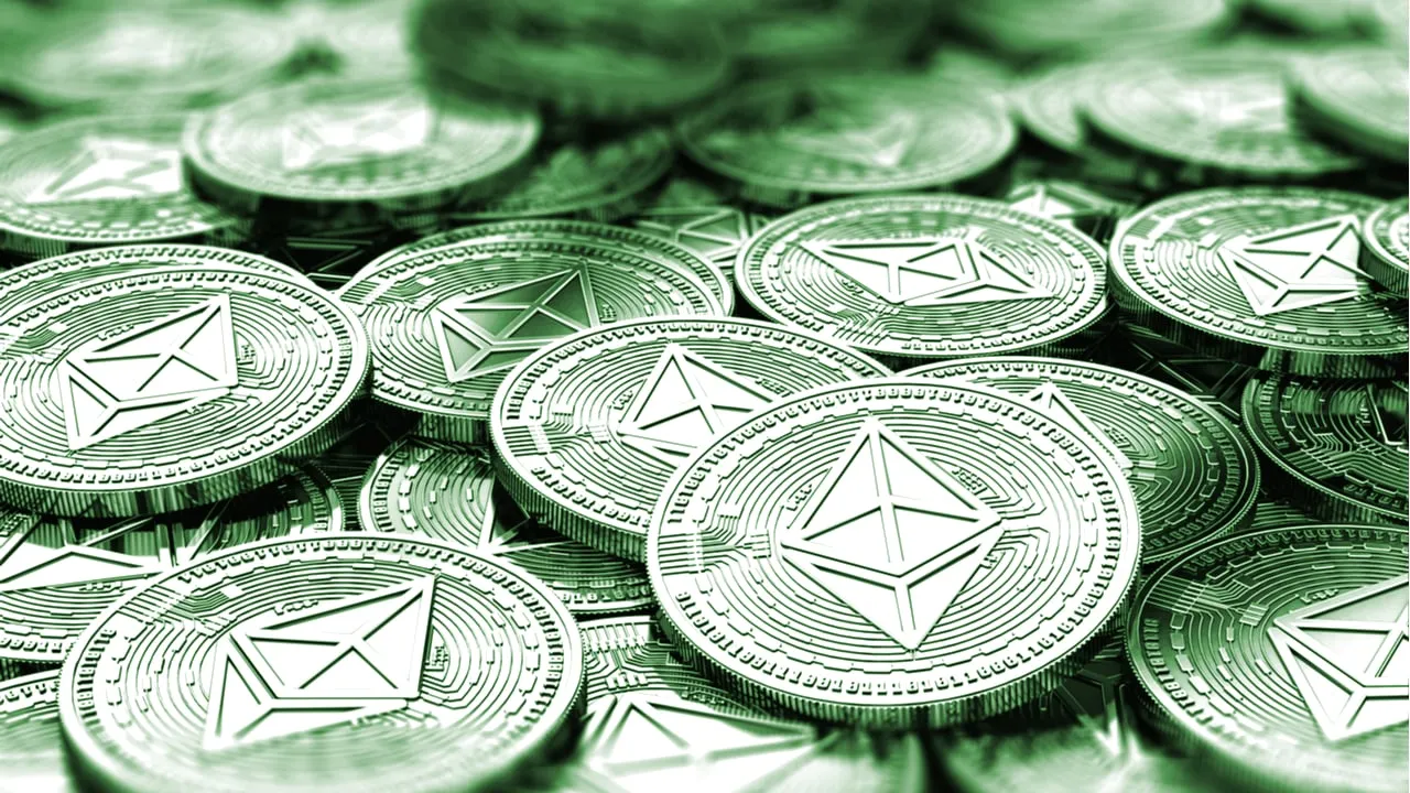 Ethereum tokens. Image: Shutterstock