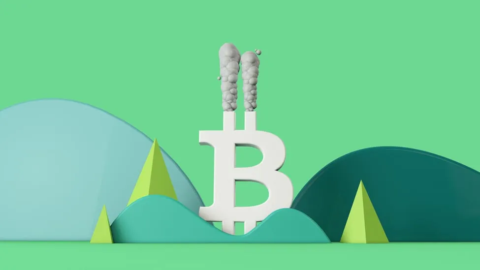 Bitcoin and the environment. Image: Shutterstock