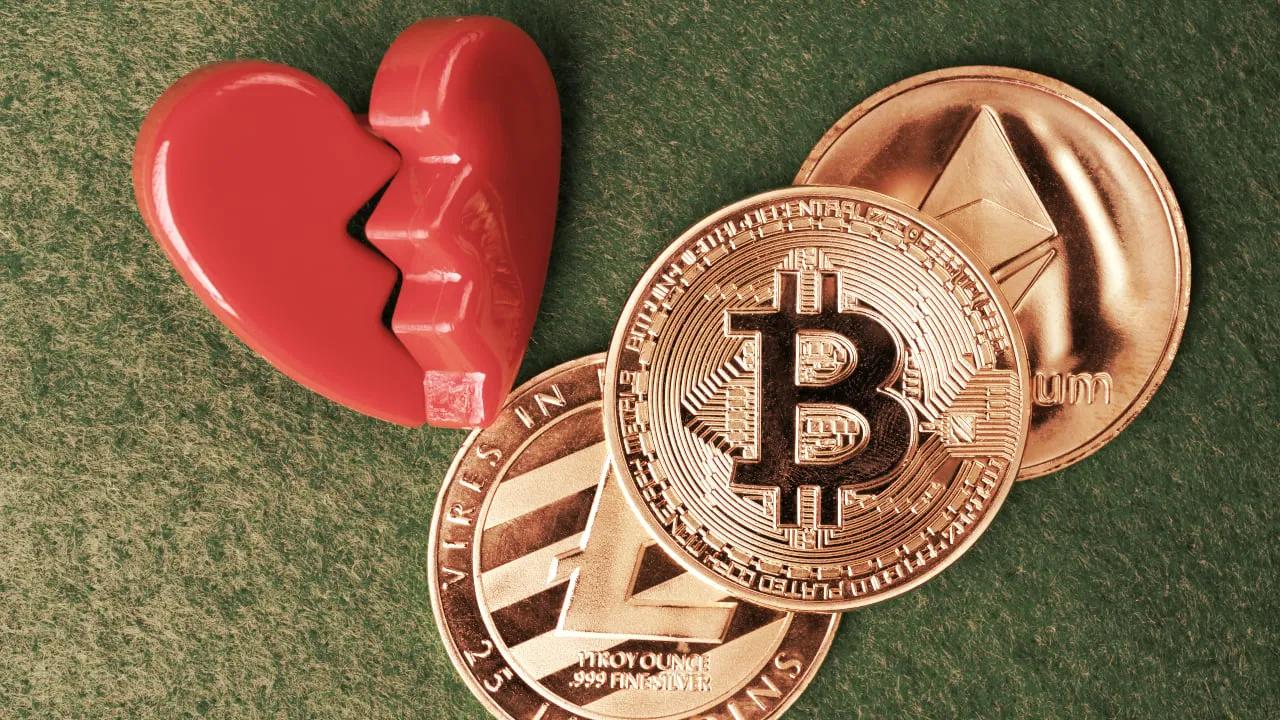 When marriages head for a hard fork, who gets the Bitcoin? Image: Shutterstock