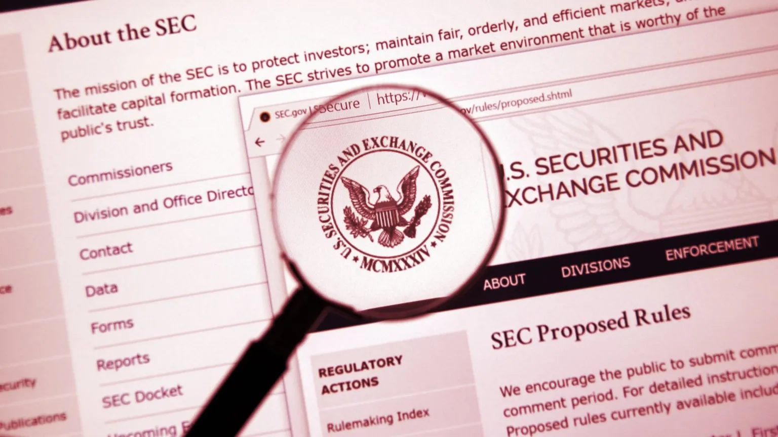 The U.S. Securities and Exchange Commission. Image: Shutterstock