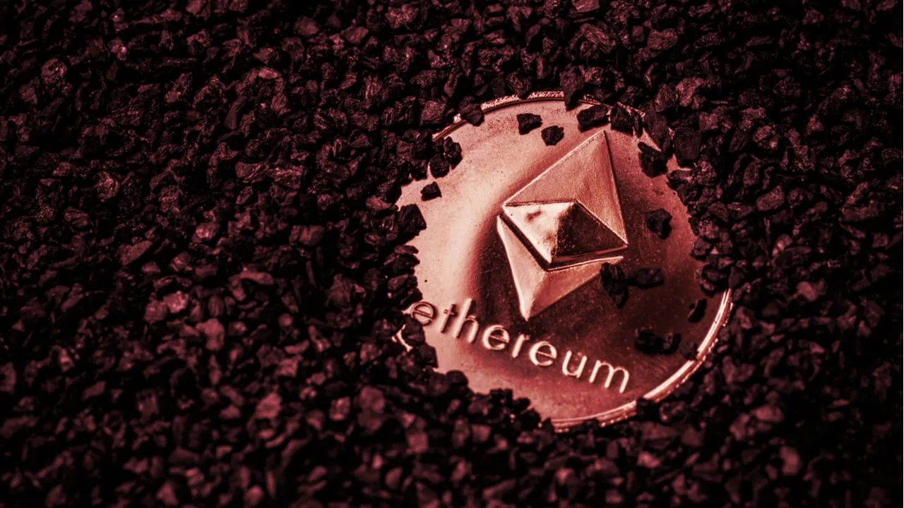 "Mined" Ethereum. Image: Shutterstock