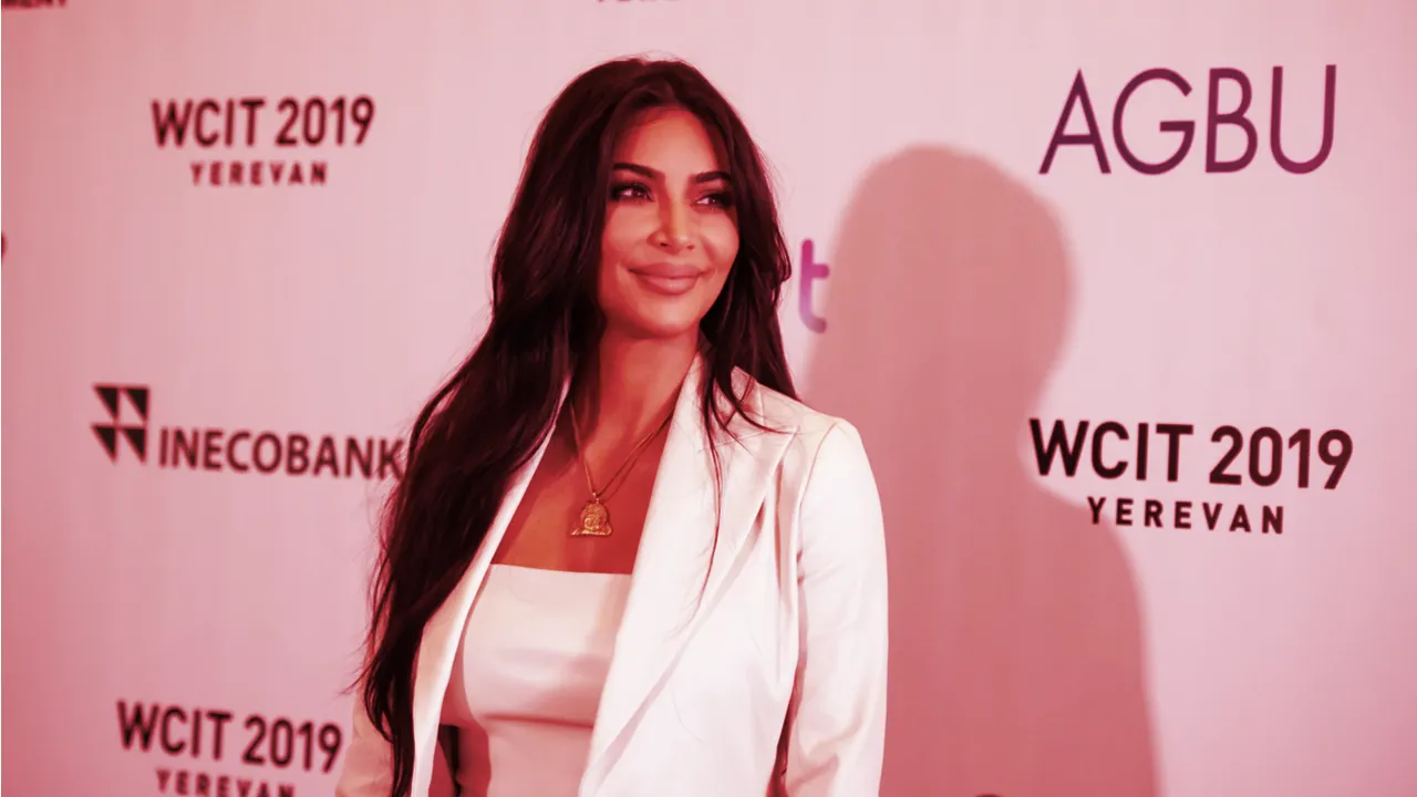 Kim Kardashian en el Congreso Mundial de Tecnologías de la Información 2019. Imagen: Shutterstock