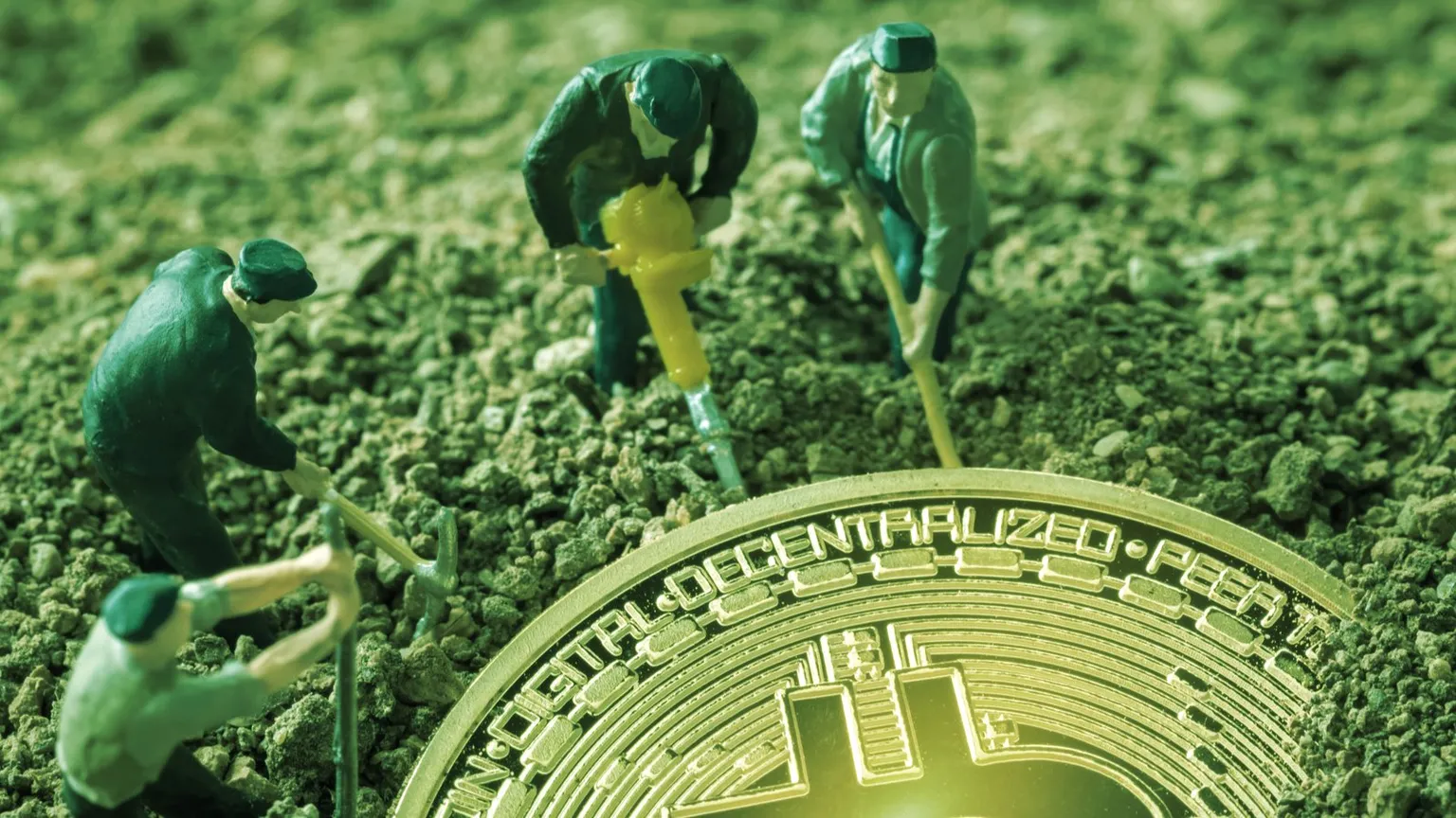 Bitcoin "mining" refers to the activity of generating new BTC. Image: Shutterstock