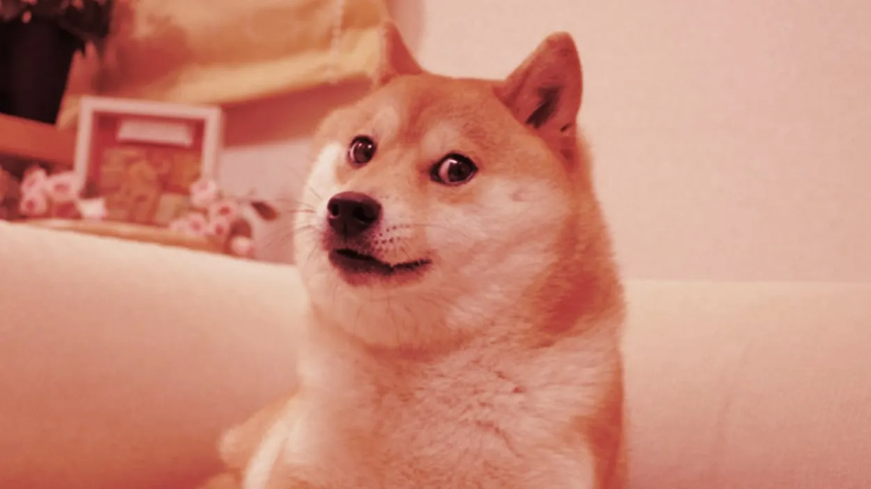 Shiba Inu, la mascota meme de Dogecoin. Imagen: Very.Auction