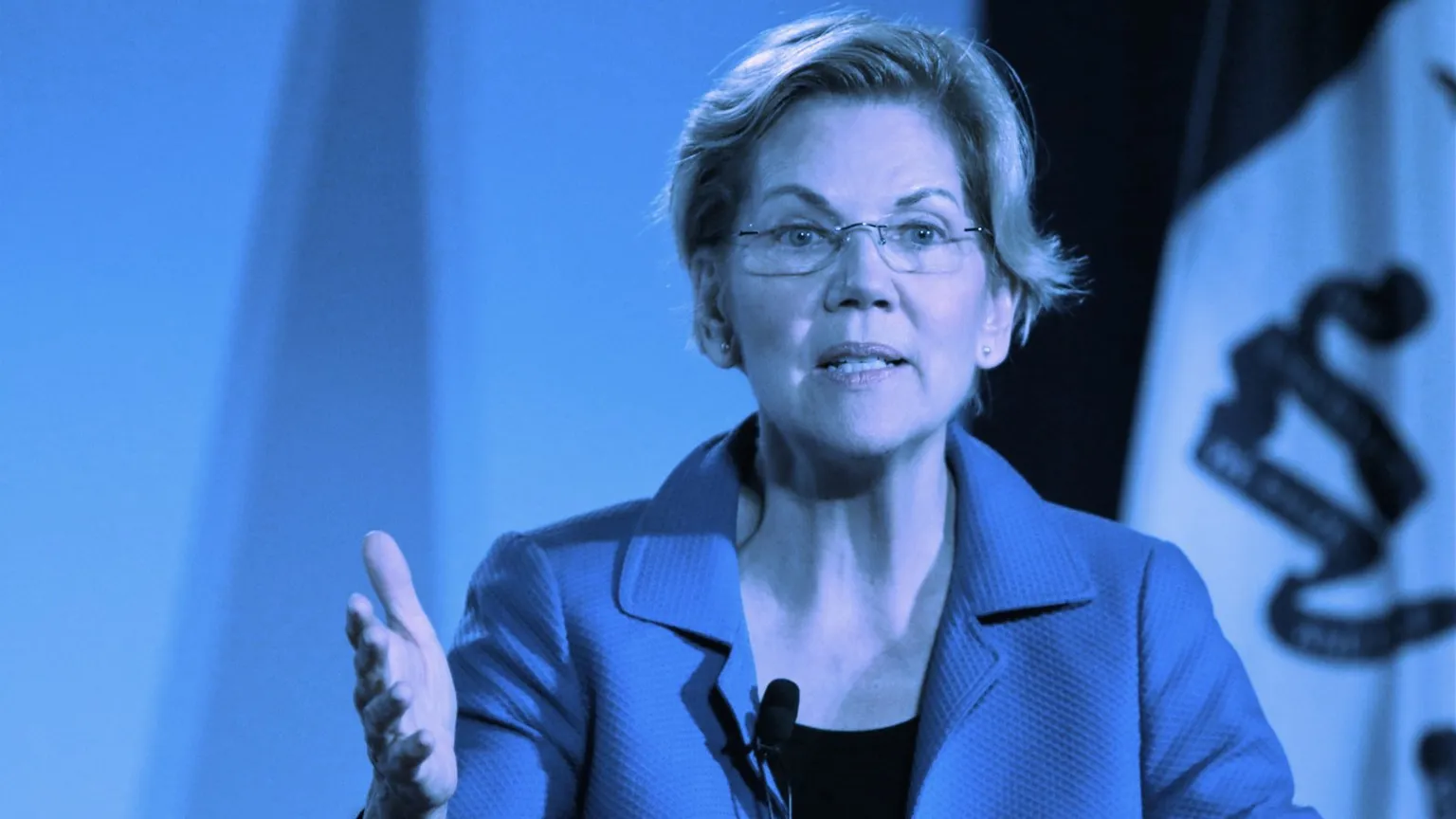 Elizabeth Warren in 2019. Image: Shutterstock