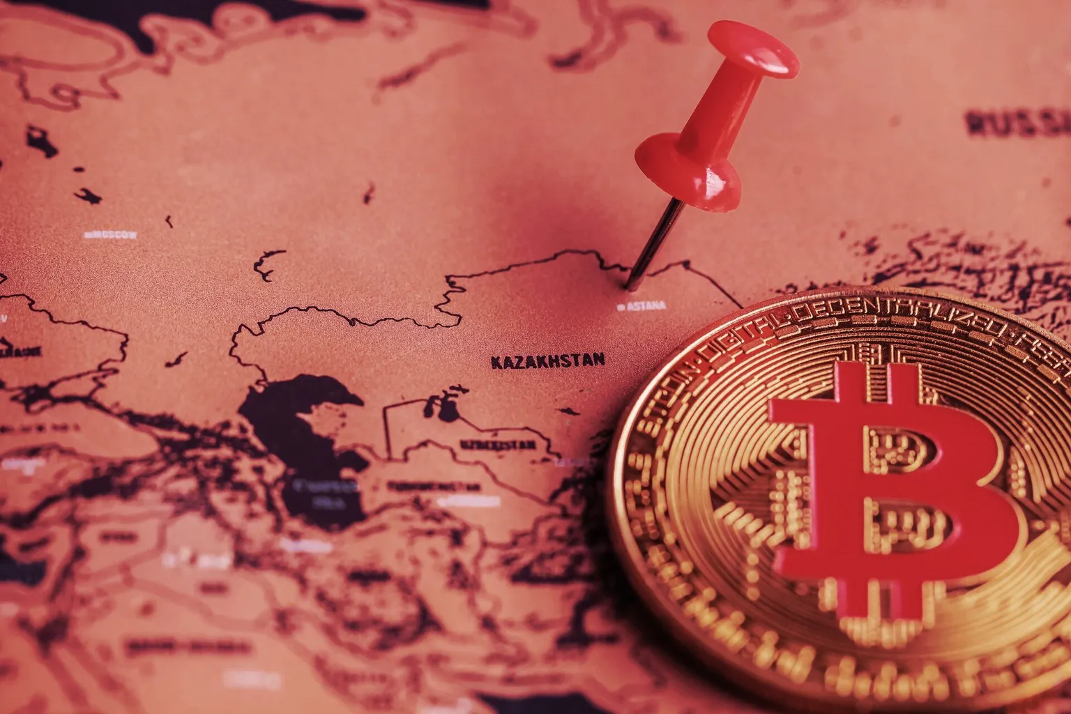 Kazajstán es un destino popular para los mineros de Bitcoin. Imagen: Shutterstock.