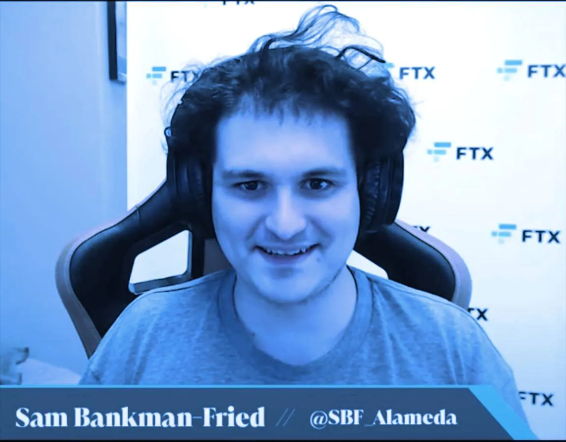 El CEO de FTX, Sam Bankman-Fried, hablando con Decryot